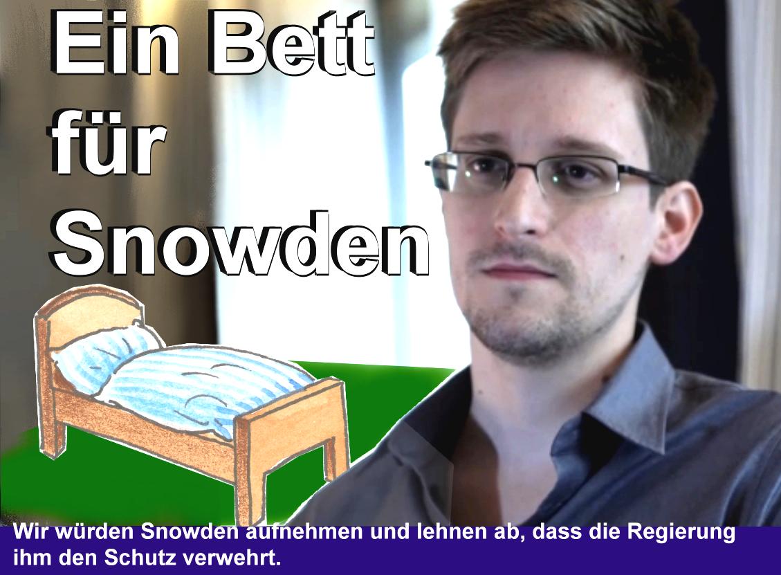 ein Bett fr Snowden